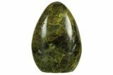 Polished, Free-Standing Green Pistachio Opal - Madagascar #211488-1